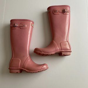 Hunter Kids Blush Pink Boots